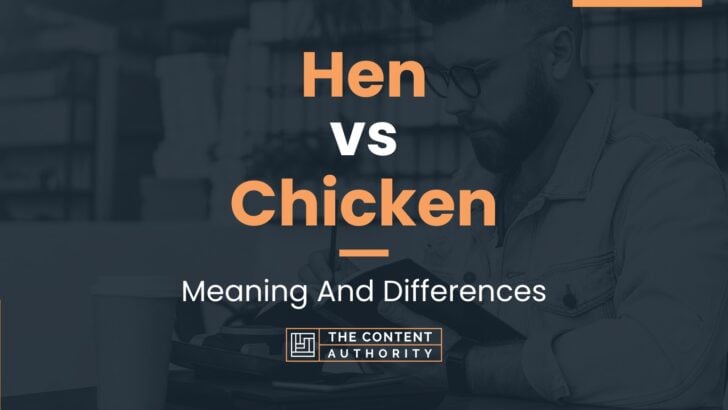 Hen vs Chicken: Meaning And Differences