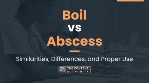 Boil vs Abscess: Similarities, Differences, and Proper Use