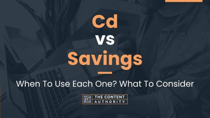 what is a cd savings