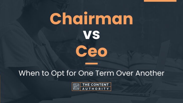 chairman-vs-ceo-when-to-opt-for-one-term-over-another