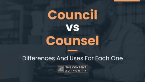 Council vs Counsel: Differences And Uses For Each One