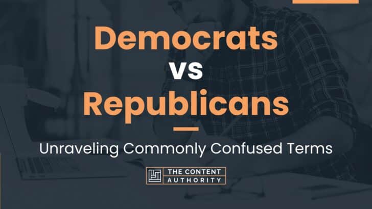 Democrats vs Republicans: Unraveling Commonly Confused Terms