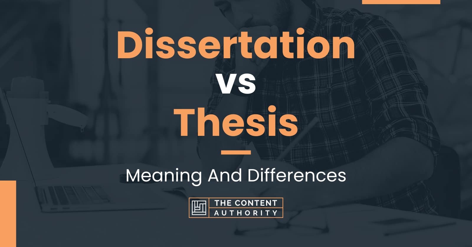dissertation verb meaning