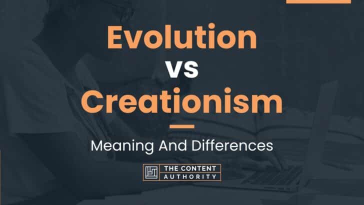 Evolution vs Creationism: Meaning And Differences