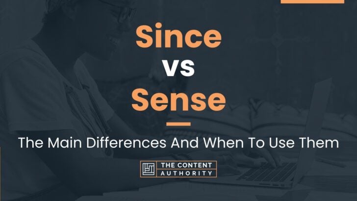 Since vs Sense: The Main Differences And When To Use Them