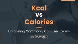 Kcal Vs Calories: Unraveling Commonly Confused Terms