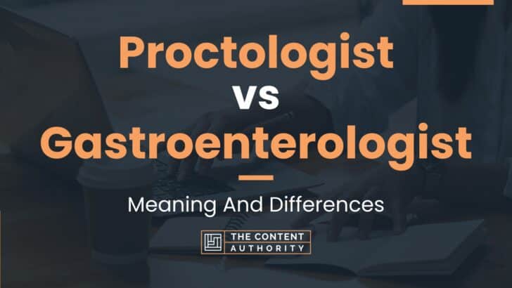 Proctologist vs Gastroenterologist: Meaning And Differences