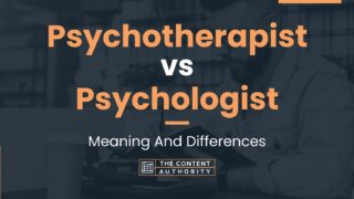 Psychotherapist vs Psychologist: Meaning And Differences