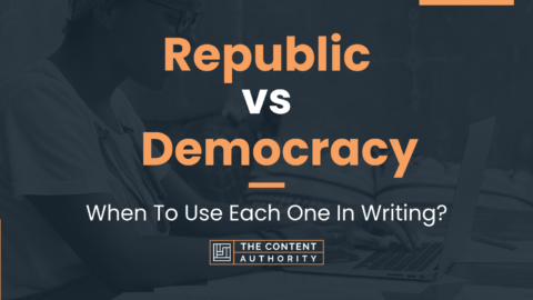 Republic vs Democracy: When To Use Each One In Writing?