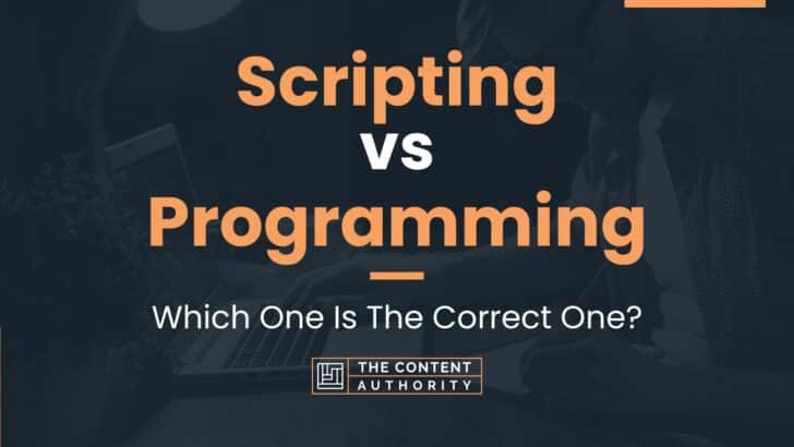 Scripting Vs Programming: Which One Is The Correct One?