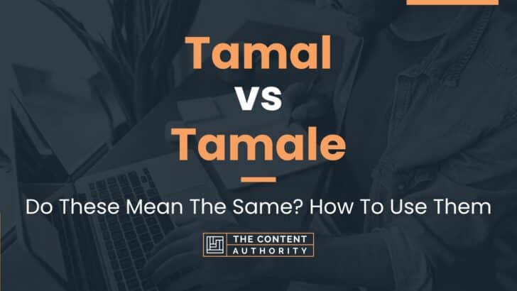 Tamal vs Tamale: Do These Mean The Same? How To Use Them