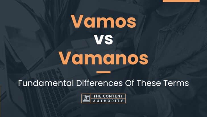 Vamos vs Vamanos: Fundamental Differences Of These Terms