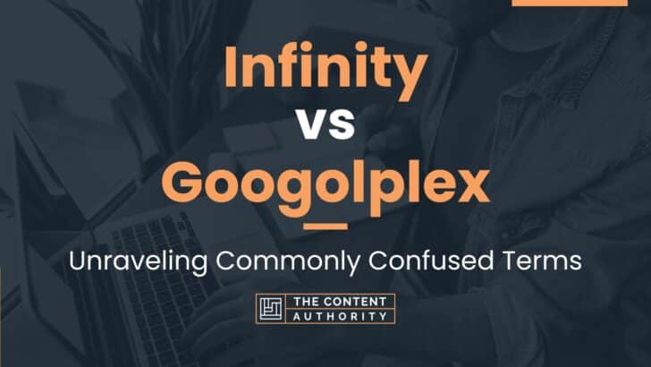 Infinity vs Googolplex: Unraveling Commonly Confused Terms