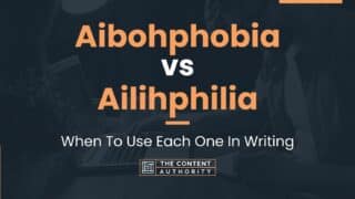 Aibohphobia vs Ailihphilia: When To Use Each One In Writing