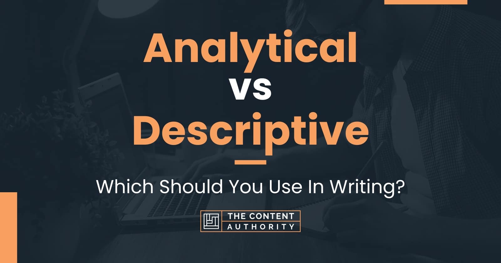 analytical essay vs descriptive essay