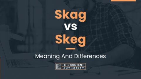 Skag vs Skeg: Meaning And Differences