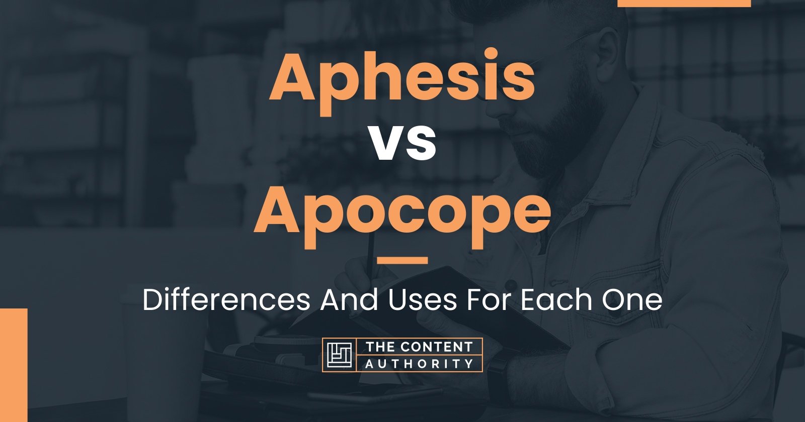 Aphesis vs Apocope: Differences And Uses For Each One