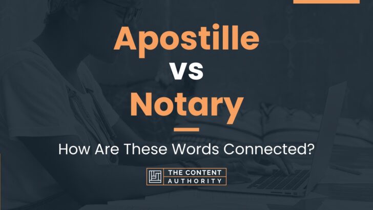 Apostille Vs Notary How Are These Words Connected 7868