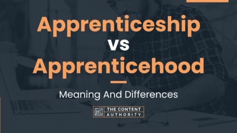 Apprenticeship Vs Apprenticehood: Meaning And Differences