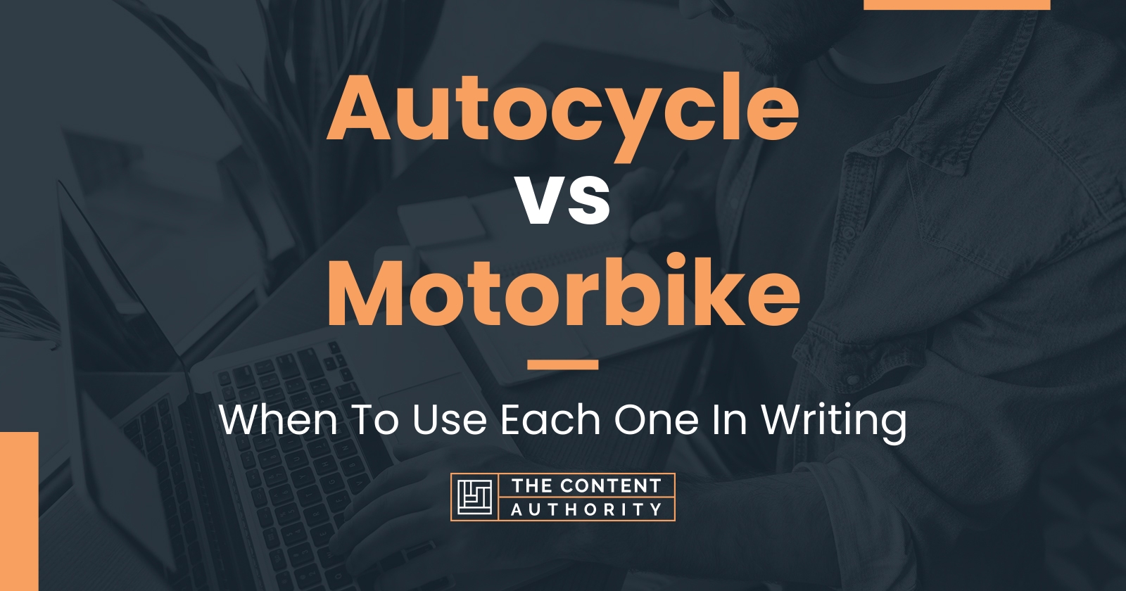 Autocycle vs Motorbike: When To Use Each One In Writing