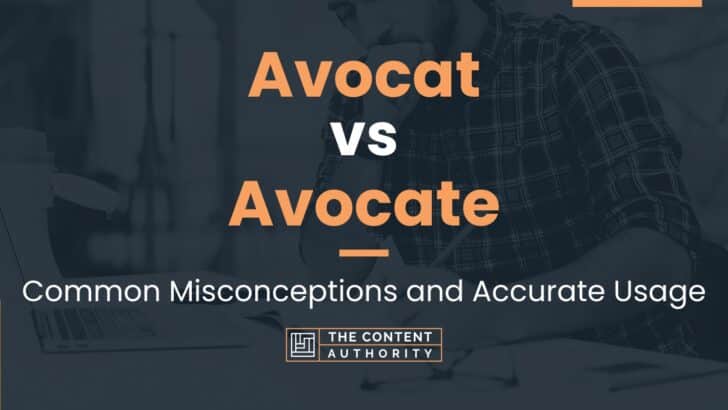 Avocat vs Avocate: Common Misconceptions and Accurate Usage
