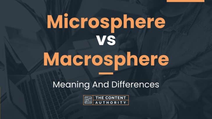 Microsphere vs Macrosphere: Meaning And Differences