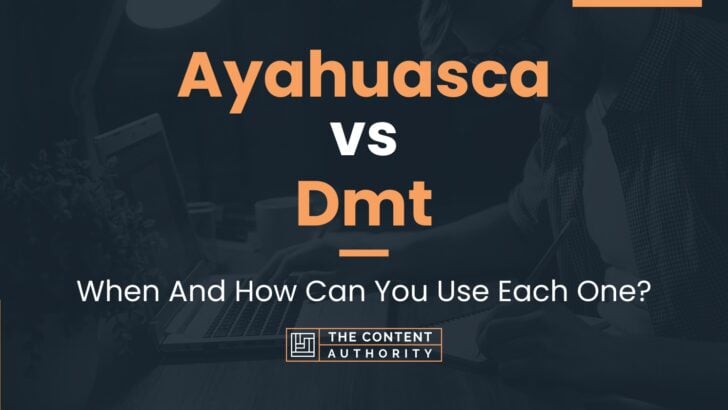 Ayahuasca Vs Dmt: When And How Can You Use Each One?