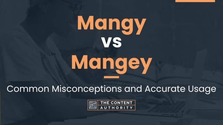 Mangy vs Mangey: Common Misconceptions and Accurate Usage