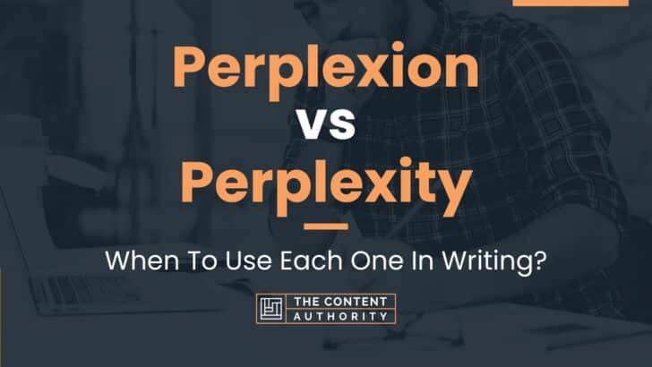Perplexion vs Perplexity: When To Use Each One In Writing?