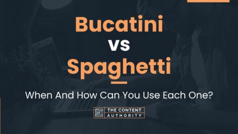 Bucatini vs Spaghetti: When And How Can You Use Each One?