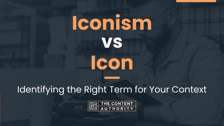 Iconism vs Icon: Identifying the Right Term for Your Context