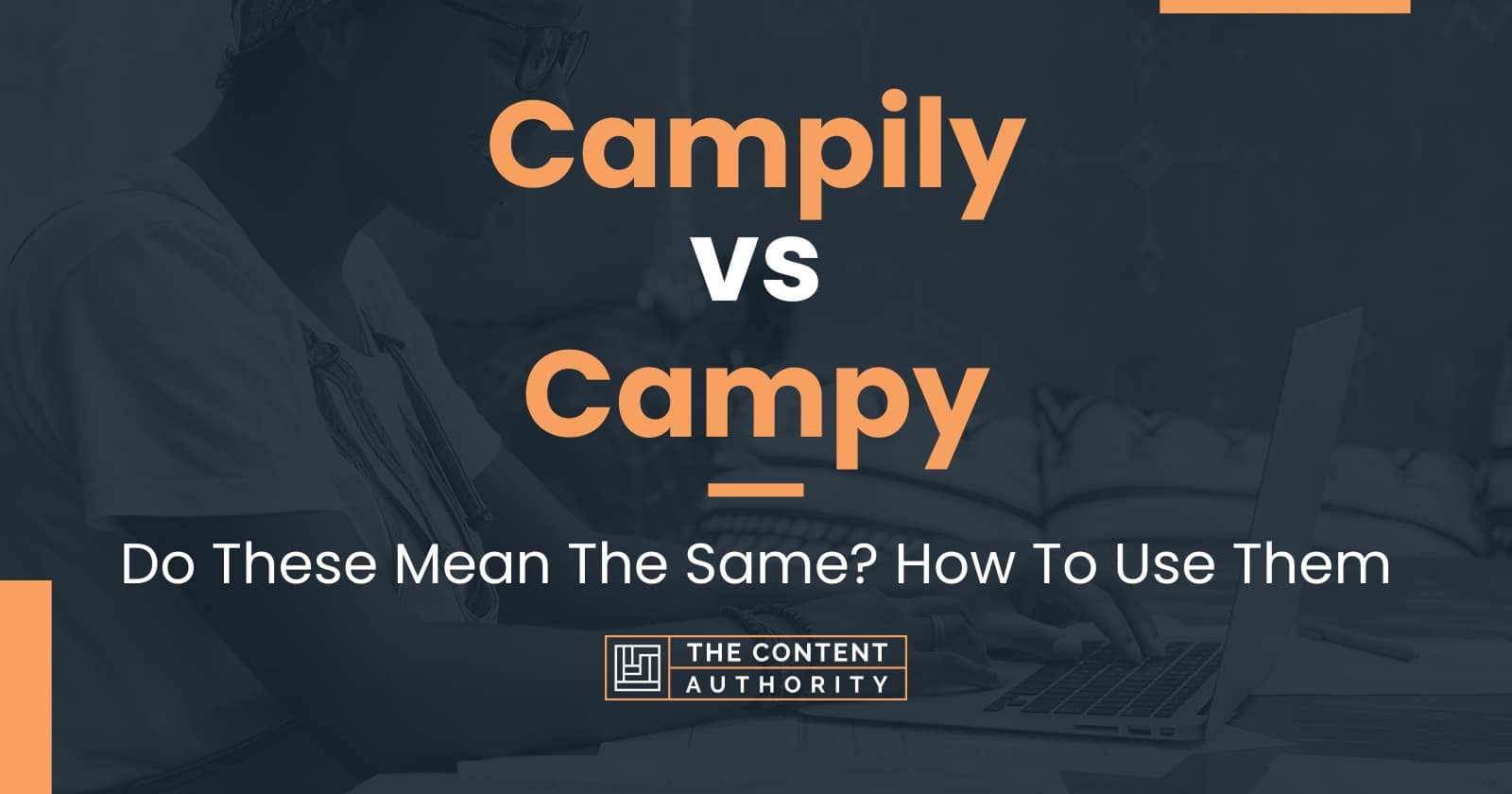 Campily vs Campy: Do These Mean The Same? How To Use Them