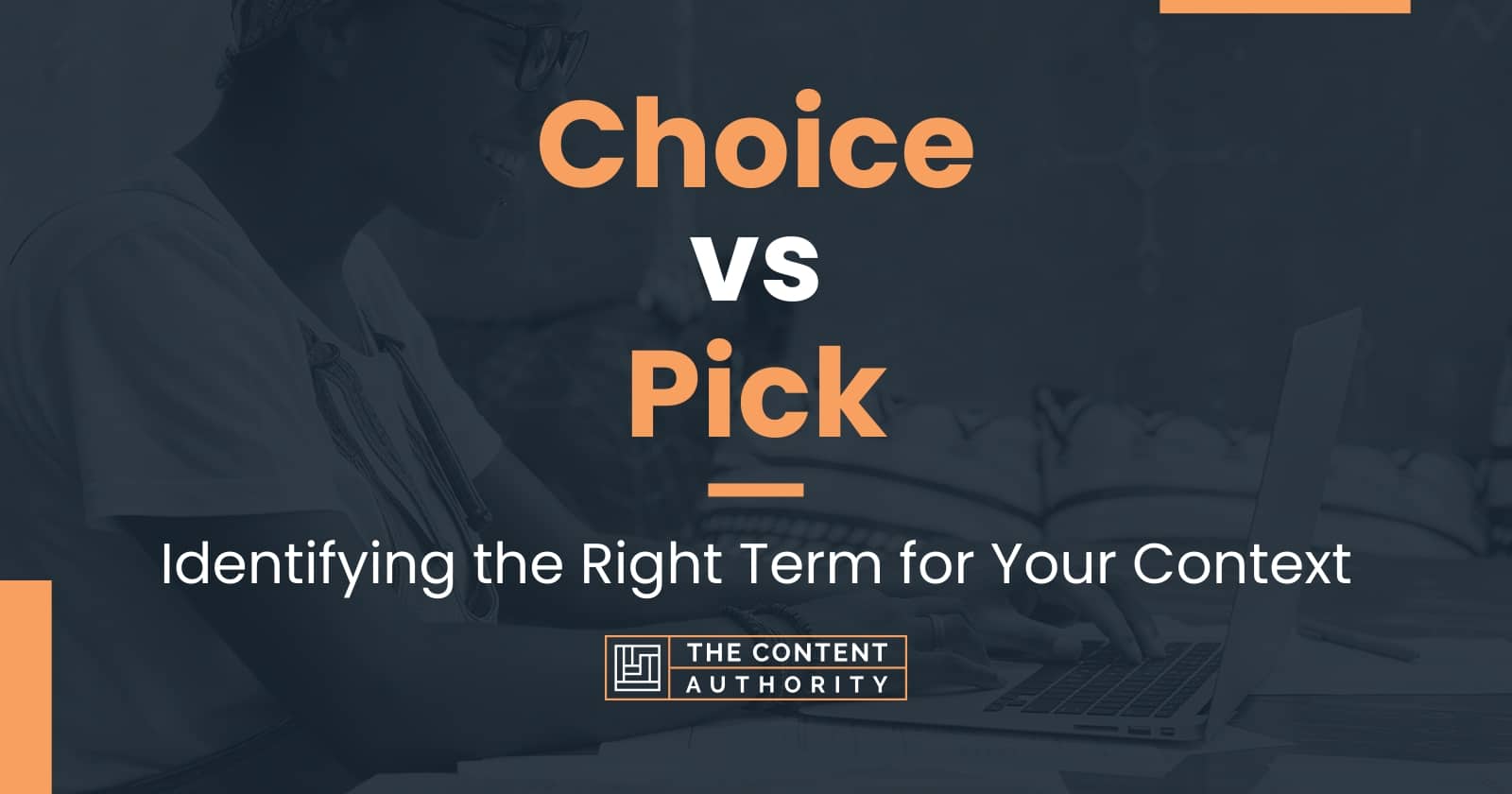 What is the difference between 'pick' and 'choose' and 'select