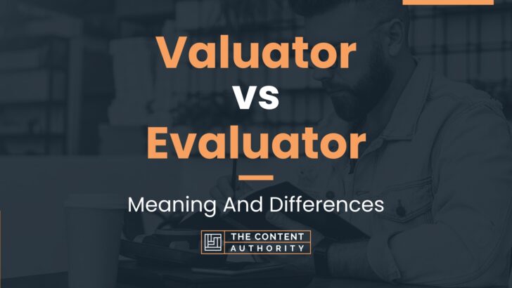 Valuator vs Evaluator: Meaning And Differences