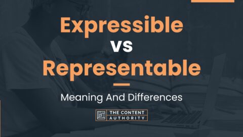 Expressible vs Representable: Meaning And Differences