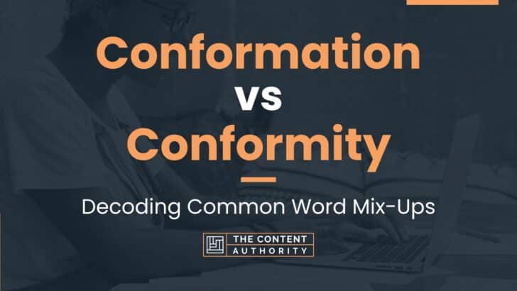 Conformation Vs Conformity: Decoding Common Word Mix-Ups