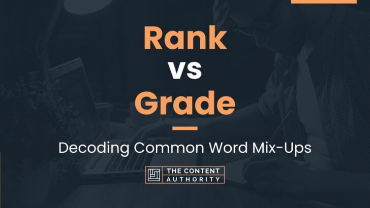 Rank vs Grade: Decoding Common Word Mix-Ups