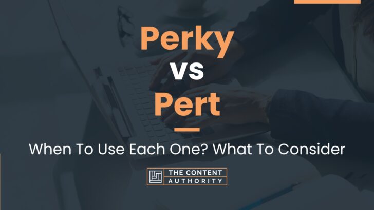 Perky Vs Pert When To Use Each One What To Consider 2070