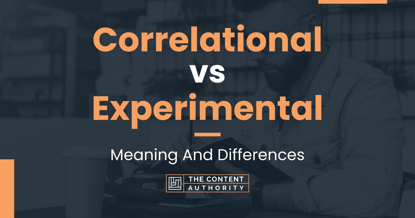 difference between experimental research and correlational study