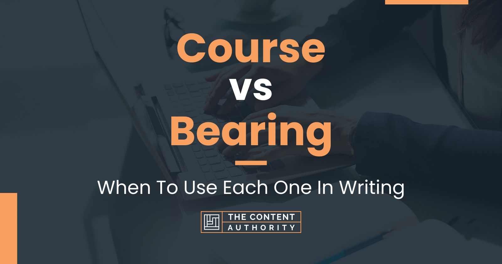 Course vs Bearing When To Use Each One In Writing