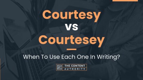 Courtesy vs Courtesey: When To Use Each One In Writing?