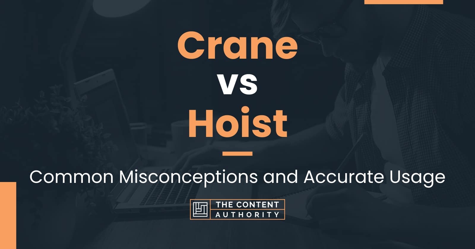 Crane vs Hoist Common Misconceptions and Accurate Usage