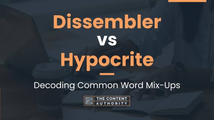 Dissembler vs Hypocrite: Decoding Common Word Mix-Ups