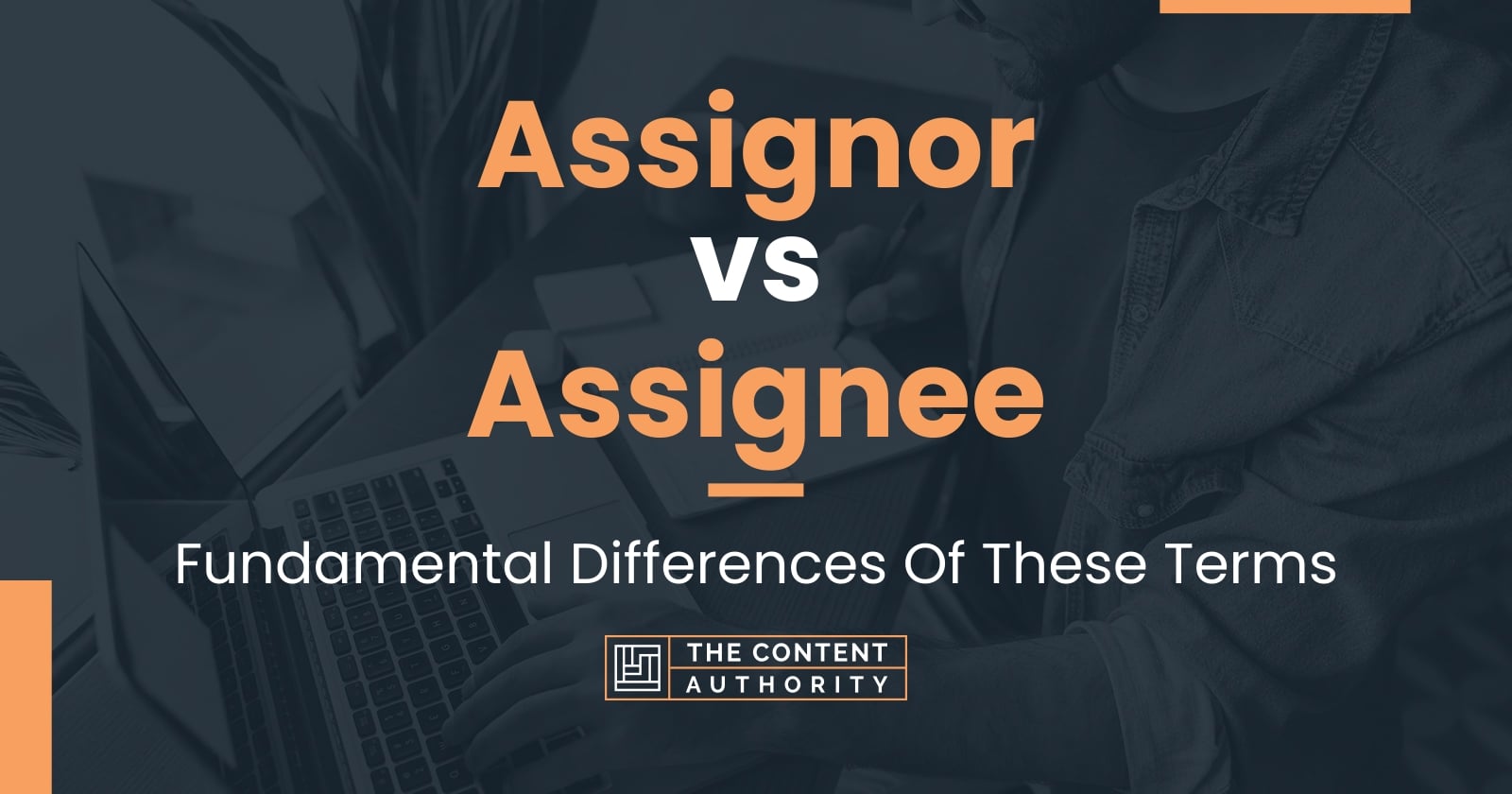 assignor and assignee