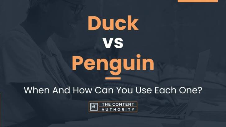 Duck vs Penguin: When And How Can You Use Each One?