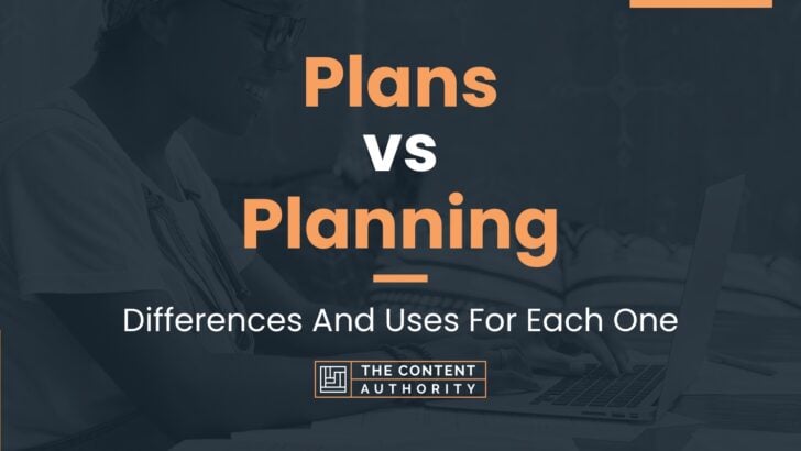 business plans vs planning