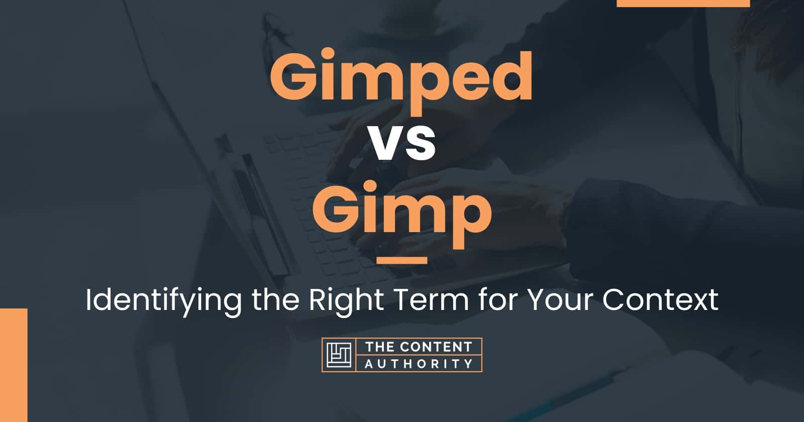 Gimped vs Gimp Identifying the Right Term for Your Context