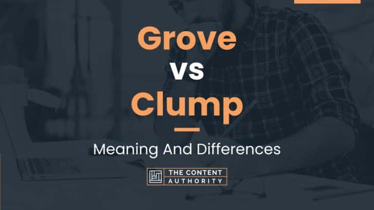 Grove vs Clump: Meaning And Differences