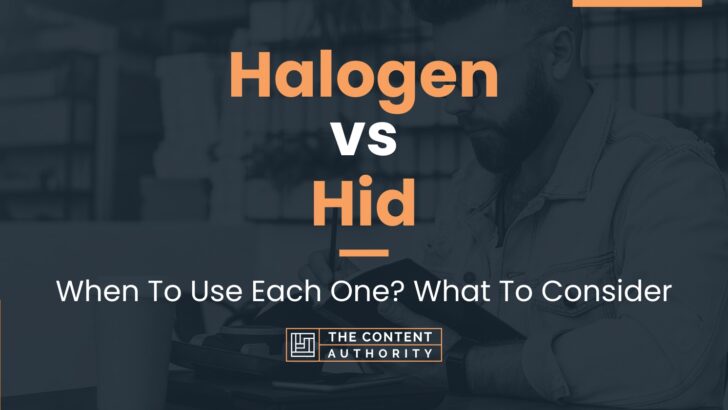 hid conversations vs halogen