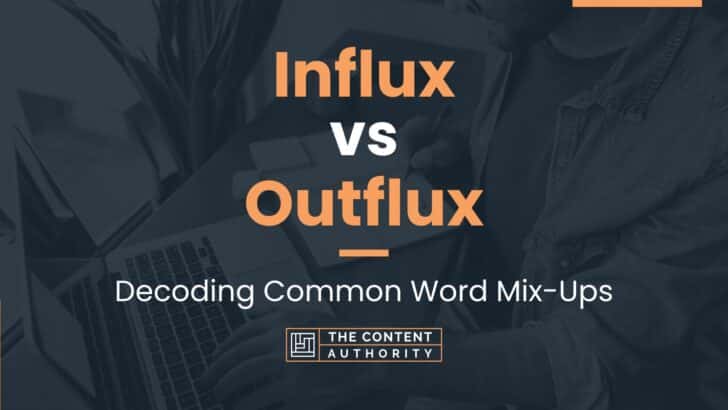 Influx vs Outflux: Decoding Common Word Mix-Ups